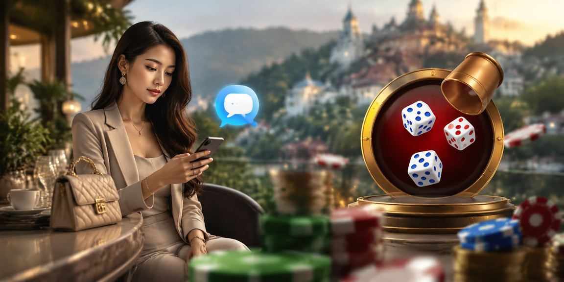 Người chơi Đà Lạt sử dụng ứng dụng di động để chơi tài xỉu tại quán cà phê
