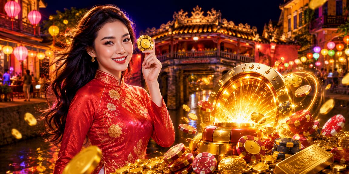 Không khí game casino ấm áp tại Hội An với người dùng trong trang phục truyền thống